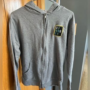 Womens medium caribou coffee full zip